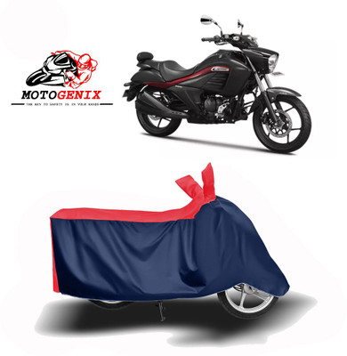 MOTOGENIX Two Wheeler Cover for Suzuki(Intruder, Red, Blue)