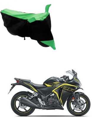 Ascension Two Wheeler Cover for Honda(CBR 250R, Green, Black)