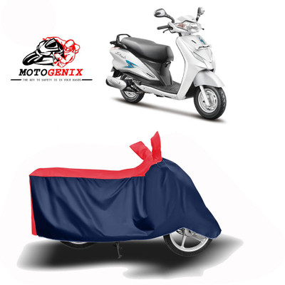 MOTOGENIX Two Wheeler Cover for Hero(Moto Corp Duet, Red, Blue)