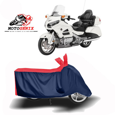 MOTOGENIX Two Wheeler Cover for Honda(Gold Wing GL1800, Red, Blue)