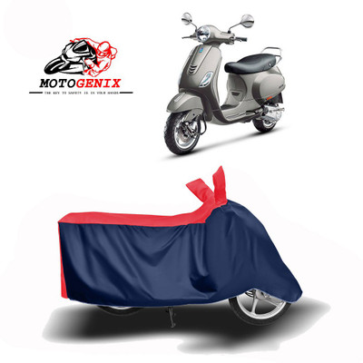 MOTOGENIX Two Wheeler Cover for Vespa(Vespa VXL 125, Red, Blue)