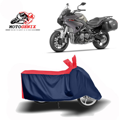 MOTOGENIX Two Wheeler Cover for Benelli(TNT 600 GT, Red, Blue)