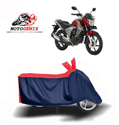 MOTOGENIX Two Wheeler Cover for Honda(Unicorn Dazzler, Red, Blue)