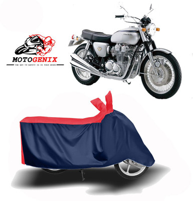 MOTOGENIX Two Wheeler Cover for Honda(CB, Red, Blue)