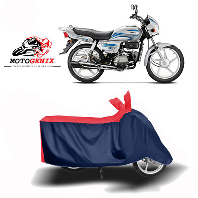 Amozkart Two Wheeler Cover for Hero(Splendor, Red, Blue)