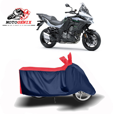 MOTOGENIX Two Wheeler Cover for Kawasaki(Versys 1000, Red, Blue)