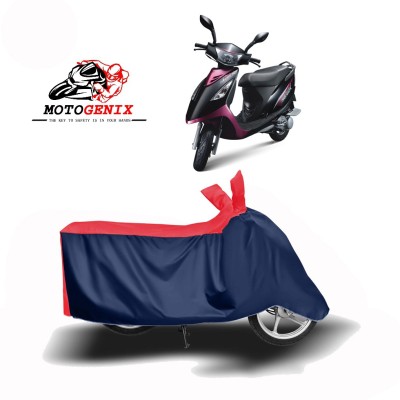 MOTOGENIX Two Wheeler Cover for TVS(Scooty Streak, Red, Blue)