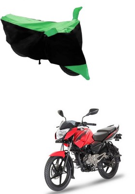 Ascension Two Wheeler Cover for Bajaj(Pulsar 135 LS DTS-i, Green, Black)