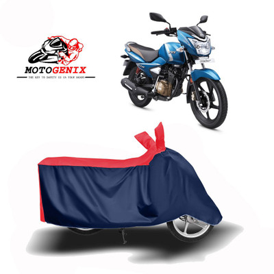 MOTOGENIX Two Wheeler Cover for TVS(Victor New, Red, Blue)