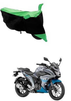 Ascension Two Wheeler Cover for Yamaha(Fazer 25, Green, Black)