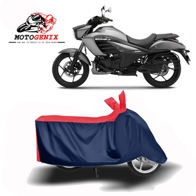 MOTOGENIX Two Wheeler Cover for Suzuki(intruder 150, Red, Blue)