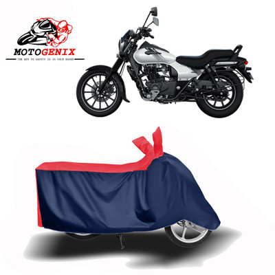 Mdstar Two Wheeler Cover for Bajaj(Avenger Street 220, Red, Blue)
