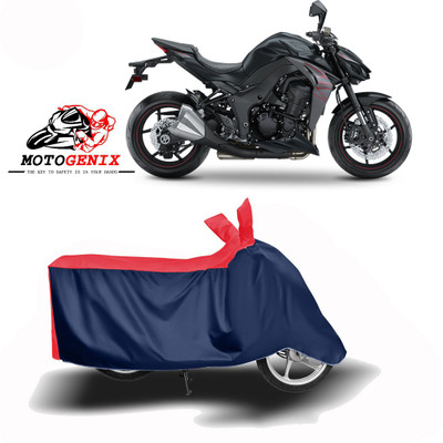 MOTOGENIX Two Wheeler Cover for Kawasaki(Z1000, Red, Blue)