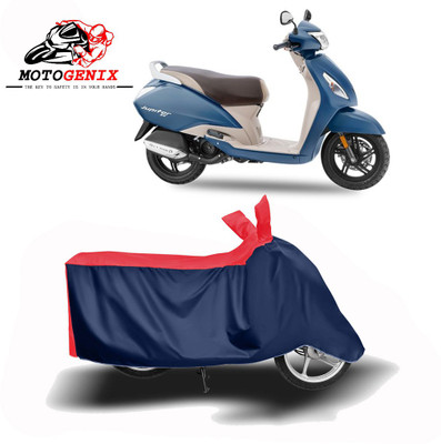 KPIND Two Wheeler Cover for TVS(Jupiter, Red, Blue)