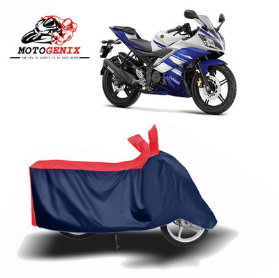 MOTOGENIX Two Wheeler Cover for Yamaha(YZF R15 Ver 2.0, Red, Blue)