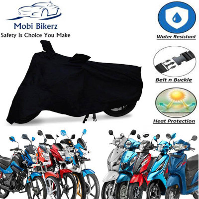 mobibikerz Two Wheeler Cover for Vespa(Vespa LX 125, Black)