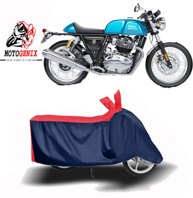 MOTOGENIX Two Wheeler Cover for Royal Enfield(Continental GT, Red, Blue)