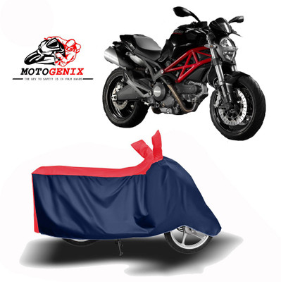 MOTOGENIX Two Wheeler Cover for Ducati(Monster 795, Red, Blue)