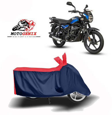 MOTOGENIX Two Wheeler Cover for Bajaj(CT110, Red, Blue)