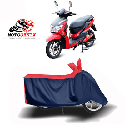 Amozkart Two Wheeler Cover for Hero Electric(Dash, Red, Blue)