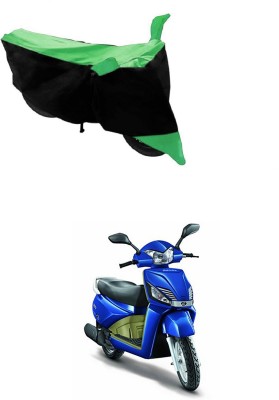 Genipap Two Wheeler Cover for Mahindra(Gusto, Green, Black)