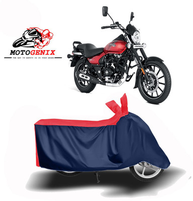 MOTOGENIX Two Wheeler Cover for Bajaj(Avenger, Red, Blue)