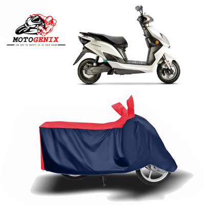 MOTOGENIX Two Wheeler Cover for Evolet(Derby, Red, Blue)