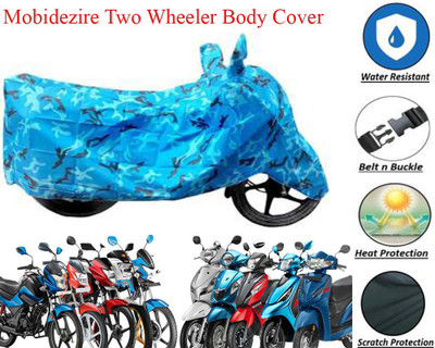 mobibikerz Two Wheeler Cover for Vespa(Vespa LX 125, Blue)