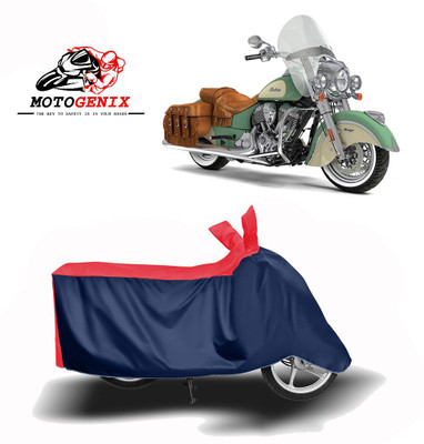 MOTOGENIX Two Wheeler Cover for Indian(Chief, Red, Blue)