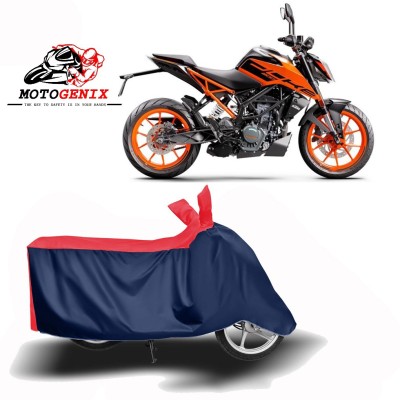 MOTOGENIX Two Wheeler Cover for KTM(Duke 200, Red, Blue)