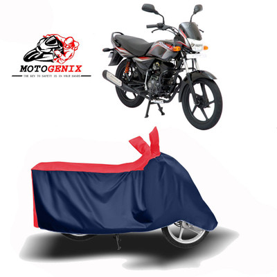 MOTOGENIX Two Wheeler Cover for Bajaj(Platina 125, Red, Blue)