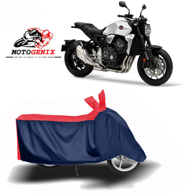 MOTOGENIX Two Wheeler Cover for Honda(CB1000R, Red, Blue)