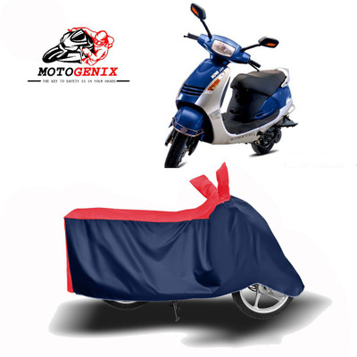 MOTOGENIX Two Wheeler Cover for Kinetic(Nova, Red, Blue)