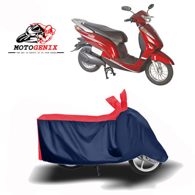 MOTOGENIX Two Wheeler Cover for Avon(E Scoot, Red, Blue)