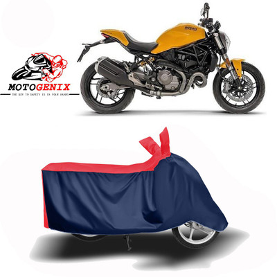 MOTOGENIX Two Wheeler Cover for Ducati(Monster 82, Red, Blue)