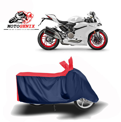 MOTOGENIX Two Wheeler Cover for Ducati(899 Panigale, Red, Blue)