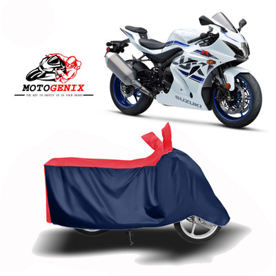 MOTOGENIX Two Wheeler Cover for Suzuki(GSX-R1000 ABS, Red, Blue)