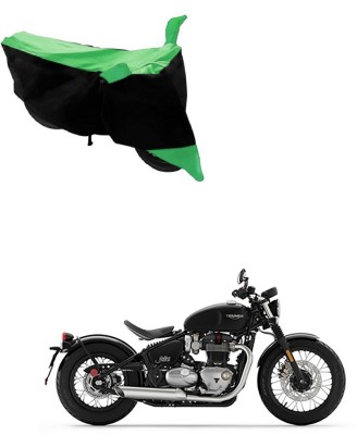 Ascension Two Wheeler Cover for Triumph(Bonneville Bobber, Green, Black)