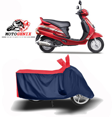 MOTOGENIX Two Wheeler Cover for Mahindra(Duro DZ, Red, Blue)