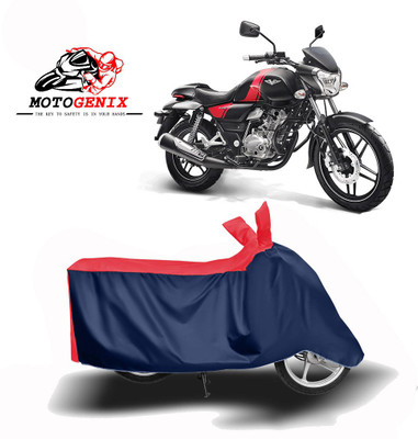 MOTOGENIX Two Wheeler Cover for Bajaj(V 150, Red, Blue)