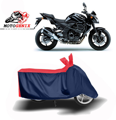 MOTOGENIX Two Wheeler Cover for Kawasaki(Z750, Red, Blue)