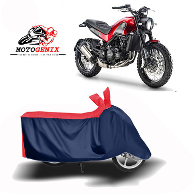 MOTOGENIX Two Wheeler Cover for Benelli(Leoncino, Red, Blue)
