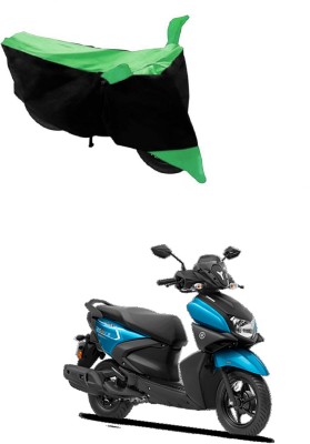 Genipap Two Wheeler Cover for Yamaha(RayZR 125 Fi, Green, Black)