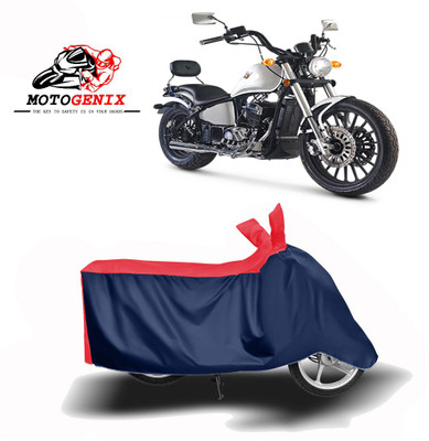 MOTOGENIX Two Wheeler Cover for FAB Regal Raptor(Daytona 350, Red, Blue)