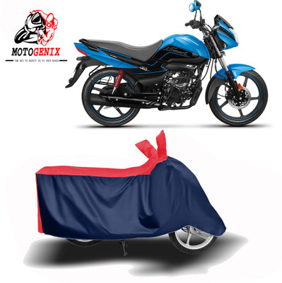 Amozkart Two Wheeler Cover for Hero(MotoCorp Splendor iSmart, Red, Blue)
