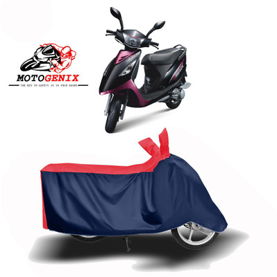 MOTOGENIX Two Wheeler Cover for TVS(Streek, Red, Blue)