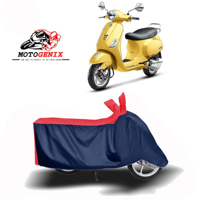 MOTOGENIX Two Wheeler Cover for Vespa(Vespa VXL, Red, Blue)