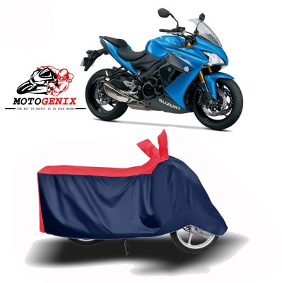 MOTOGENIX Two Wheeler Cover for Suzuki(GSX S1000F, Red, Blue)