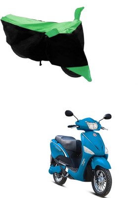 Ascension Two Wheeler Cover for Hero(Electric Optima, Green, Black)