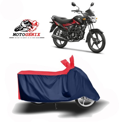 MOTOGENIX Two Wheeler Cover for Suzuki(Hayate EP, Red, Blue)